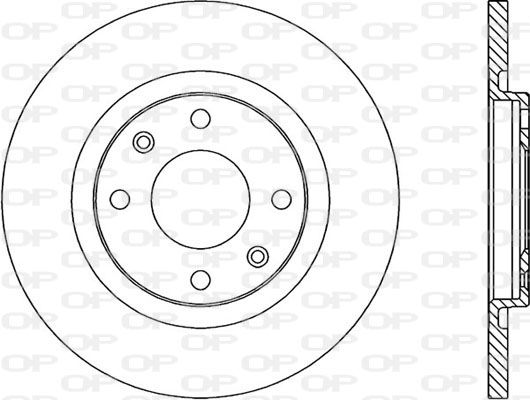 OPEN PARTS Тормозной диск BDR1717.10